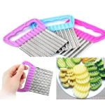 Aardappel Mesje - Ribbel Mesje - Keuken accessoires - Schilmes - frietsnijder- decoratiemes met ribbels - voor ribbelfriet - kartelmes - groentesnijder