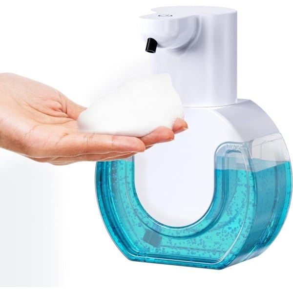 Automatische Zeepdispenser - 800 mAh - Contactloze Elektrische Zeepdispenser met Sensor - Oplaadbare Foam Zeepdispenser - Voor Badkamer, Keuken, Kantoor