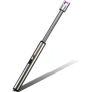 BBQ Aansteker oplaadbaar met usb kabel - Elektrische Keuken Aansteker - Flexibele Aansteker - Zilver