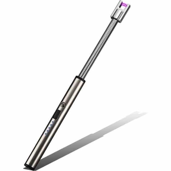 BBQ Aansteker oplaadbaar met usb kabel - Elektrische Keuken Aansteker - Flexibele Aansteker - Zilver