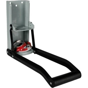 Blikjes crusher/blikjespers met opener 32 cm - Persmachine voor blikjes - Keuken gadgets/accessoires