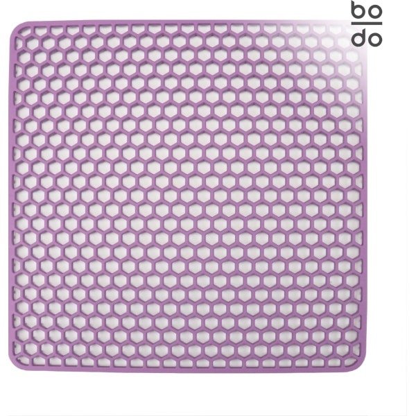 Bodo® Gootsteenmat Siliconen Paars - 30.5 x 30.5 cm - Keuken Accessoires - Gootsteen Beschermer - Onderzetters Siliconen - Anti Kras - Gootsteen Accessoires