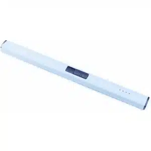 Flam Lange USB Oplaadbare Elektrische Plasma Aansteker - Vlamloos - Voor Keuken, Kaars, BBQ, Openhaard - In en Outdoor - Chique Design - licht blauw
