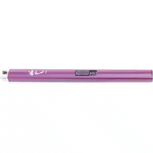 Flam Lange USB Oplaadbare Elektrische Plasma Aansteker - Vlamloos - Voor Keuken, Kaars, BBQ, Openhaard - In en Outdoor - Chique Design - paars