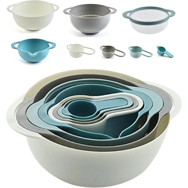 Goodivery ® Mengkom Set van 8 Stuks met Antislip en Verschillende Accessoires voor Keuken
