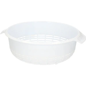Groot Kunststof vergiet wit - 30 x 27 x 10 cm - Plastic vergieten keuken accessoires