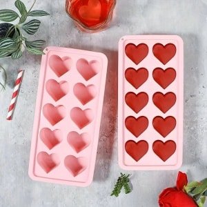 Hartvormige IJsblokjesvorm - Multifunctioneel voor Pudding, Snoep, Whisky, Chocolade en Feestjes - Keuken Accessoires, Valentijnsdag Geschenk, DIY IJsblokjes & Cocktailvormpjes