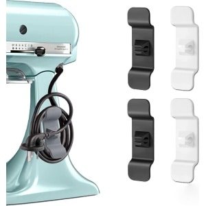 Kabelhouder - Kabel management - keuken accessoires - Kabel clips - Kabel oproller - Stekker organizer - Kabelhouder zelfklevend - Kabel clips zelfklevend - Kabel houders - Kabel plakker - Wit