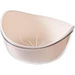 Keukenkom, zeef, gadget, vergiet 2-in-1, pastazeef, slakom, fruitschaal, groentewassen, keukengerei, keukenaccessoires, organizer keuken (25 x 24 x 12,8 cm - 3,5 l lychee)