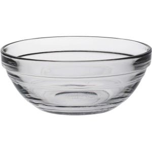 Kleine serveer/dessertschaaltjes rond van glas 12 x 4.9 cm - Schalen en kommen - Keuken accessoires