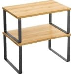 Kruidenrek - Keukenrek - Keuken Accessoires - Set van 2 - 3 Lagen - Hout