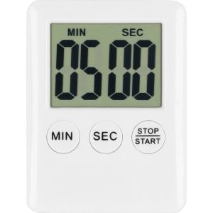 Krumble Kookwekker - Digitale kookwekker - Wekkers - Keuken accessoires - Timer - Wit - 7 x 5,5 x 1 cm