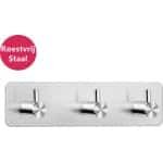 LIXIN Ophanghaken - Zelfklevend - Roestvrij Staal - Zonder Boren - Zilver - Keukenorganizers - Keukenophangers - Handdoekhaakjes - Wandhaakjes - Plakhaakjes - Keuken Accessoires