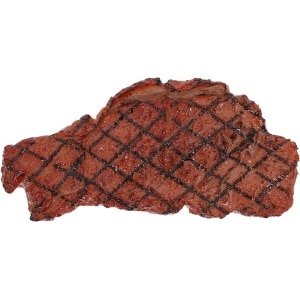 Levendige Steak Model - Gekookt Gebakken Rundvlees - Food Model voor Keuken Prop - Foto Props - Levensechte Voedsel Accessoires