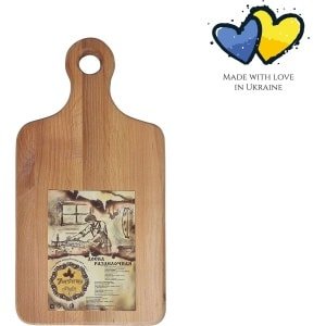 MAYSTERNYA Houten Snijplank - 35 x 18 x 1,5 cm - Snijplanken - keuken - Snijplank Hout - Keuken Accessoires - Cadeau - BBQ Accessoires - Pannenonderzetter - Cadeaupakket Geschenk - Bruin
