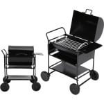 Minipoppenhuis BBQ Braadaccessoires - Schattige Poppenhuis Miniatuur Grillwagen - Keuken Simulatie Ornament 1:12 - Poppenhuizen Decoratie - Verzamelobject - Keukens - BBQ Accessoires .