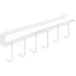 Mokkenrek - Ophangsysteem - Opbergsysteem - IJzeren haken - Ophanghaken - Keuken accessoires - wit