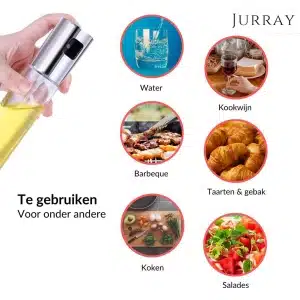 Olijfolie sprayer - Olijfoliespray -Bakspray - Cooking spray Bakspray Salade - Keuken en Bbq accessoires - 100ml
