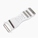 Rasp en schiller in 1 Kleur Wit Keuken Gadget - Groenterasp - Groenteschiller - Aardappelschiller - Diverse groenten en fruit - 1 Stuk - Keukengerei - Rasp - Rasper - RVS