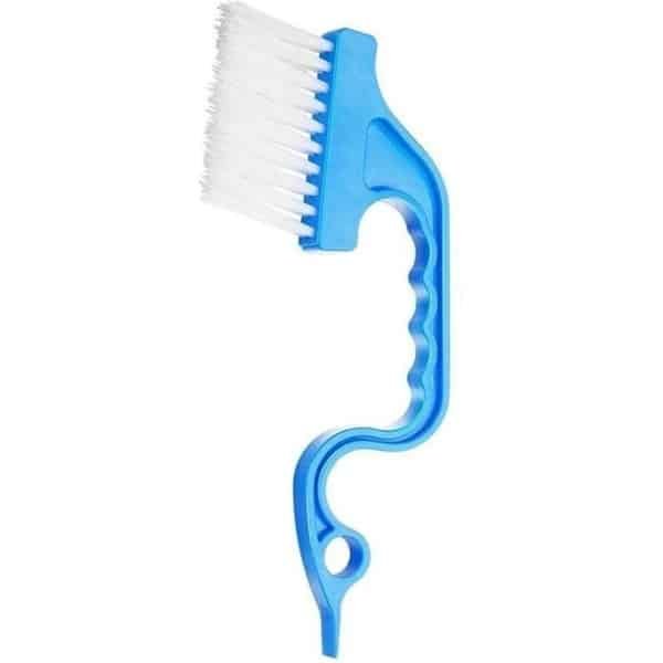 Reinigingsborstel - Zwaan Vorm - Raamgroef Reinigingsborstel - Schraper - Dorpel Spleet Reiniger - Keuken - Venster -Schoonmaak Groeven - Borstel - Keuken Accessoires -Blauw