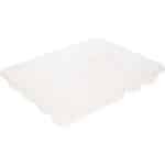 Transparante bestekbak/bestekhouder 37 x 29 cm - 6 vakken - Keuken opberg accessoires