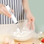 Viatel Elektrische Melkschuimer Blender Draadloze Koffie Whisk Mixer Handheld Eiklopper Cappuccino Frother Mixer Usb Draagbare Keuken Gereedschap