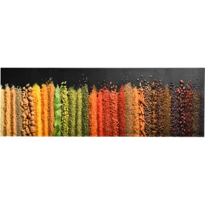 vidaXL Keukenmat Spice 45x150 cm - Wasbaar Vloerverwarming - Vloerkleden - Keukentrends - Keuken Accessoires - Multifunctionele Tapijt