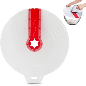 1-pack Staafmixer Splatter Guard - Spatdeksel - Spatdeksel Voor Mixer - ⌀ 31 Cm - Garde & Klopper - Antispatdeksel Siliconen - Universele - Past Op De Meeste Staafmixer - Vaatwasserbestendig - Deksel voor Beslagkom - Keuken Gadgets, Accessoires