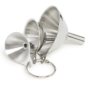 *** Complete Mini Trechter Set RVS - Set van 3 - Voor een perfect georganiseerde keuken - Accessoire Bakken Koken - van Heble® ***