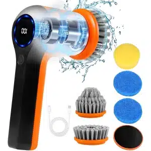 Elektrische Reinigingsborstel Spin Scrubber Draadloos - 5 Borstelkoppen - Badkamer Keuken Tegels Ramen - Badkuip Wastafel - Type C Opladen - 2 Modi