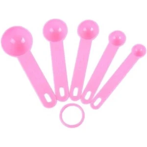 Finnacle - 5-delige Maatlepel Set - Koken & Bakken - Keuken Accessoire - Roze