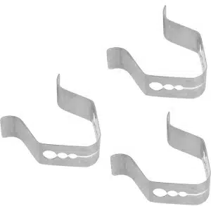 SNQ 3PCS Barbecue Probe Clip-3-Hole Barbecue Thermometer Probe Bevestigingsclip-Houder Keuken BBQ Oven Grill Accessoire Roestvrij staal
