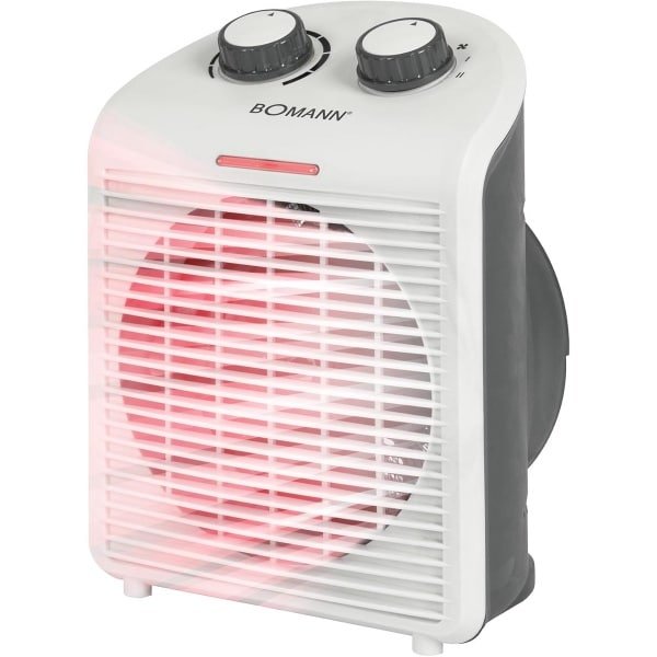 Draagbare Luchtverhitter met 2 Verwarmingsniveaus - Compacte Elektrische Verwarmer voor Badkamer en Keuken