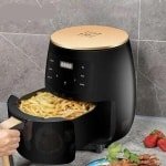 Elektrische Airfryer 4,5L Multifunctioneel - Zonder Olie Convection Oven en Frituurpan - Aerogrill Voor de Keuken |Gezond Koken, Snelle Bereiding,110V/220V