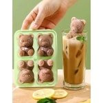 Ijsblokjes mal - Ijsblokjes maken - Ijsblokjes vorm - Siliconen - Kunststof - Teddy beertjes - Keuken accessoires