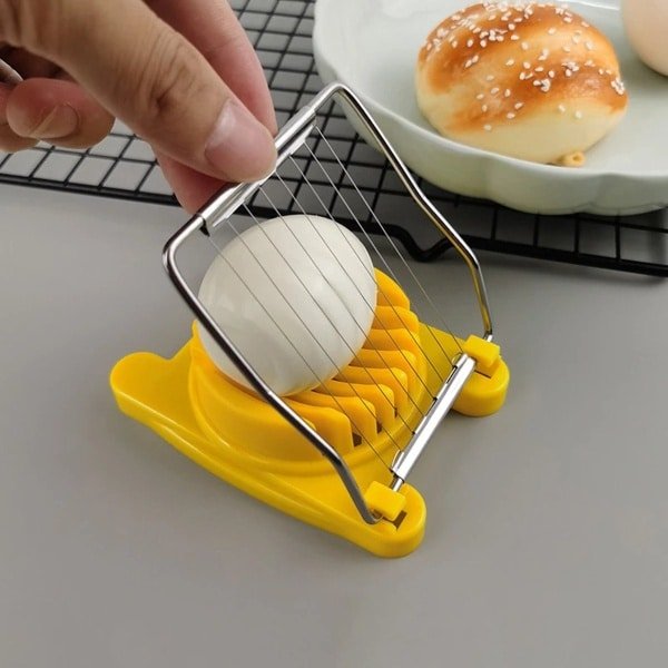 Keuken Accessoires - Ei Snijmachines Chopper Rvs Fruit - Salade Snijder Ei Gereedschap - Handleiding Food Processors Keuken Tool Gadgets - Wit