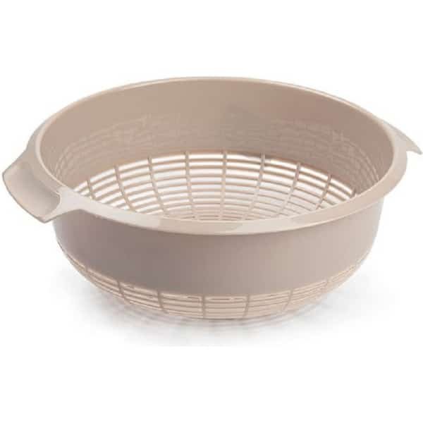 Kunststof keuken vergieten van 27 x 10 cm in de kleur taupe -Â Keuken accessoires