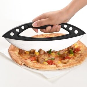 Pizzasnijder - Pizzames - Scherp & Duurzaam - Perfect voor Pizza, Kaas, Kruiden & Deeg - Keuken Accessoires - RVS - 29cm