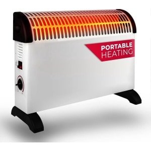 Staande radiator 1500 watt - Regelbare elektrische verwarming voor keuken, badkamer en thuiskantoor