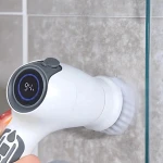 Turbo Spin Scrubber - Draadloze Elektrische Schoonmaakborstel - Voor Badkamer, Tegels & Keuken - Inclusief Opzetborstels