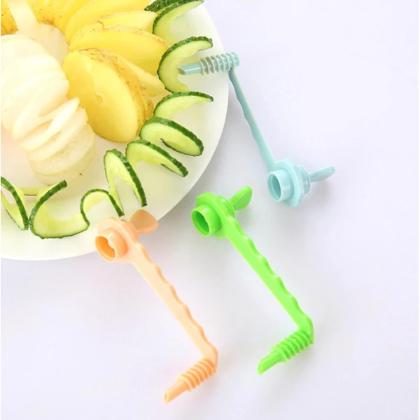 Twist Slicer - Spiraalsnijder | Groenten Chips maker | Keuken Accessoires | Aardappel snijder - Chips maken | Groen