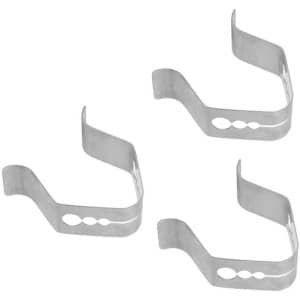 3PCS Barbecue Probe Clip -3 -Hole Barbecue Thermometer Probe Bevestigingsclip -Houder Keuken BBQ Oven Grill Accessoire Roestvrij staal