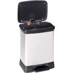 Duo Recycling Pedaal Touch Deco Bin - 30L Gerecycled Keuken Accessoire