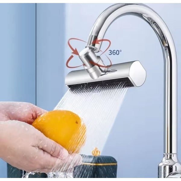 Keuken kraankop | Roterende Kraankop | Waterval | Universele | 4 in 1 | 360° Draaibare Sproeierkop | Spoelbak Accessoire | Kraan | 4 standen | Krachtige Kraankop | Kraan Opzetstuk