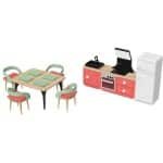 Playtive Poppenhuis accessoires - 16-delig - Keuken inrichting