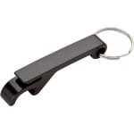 Sleutelhanger Bierflesopener Zak Metaal Metalen Gereedschap Sleutelhanger Bulk Keuken Bar Gereedschap Accessoires met Klauwstang - Zwart