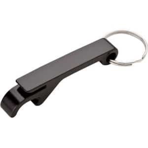 Sleutelhanger Bierflesopener Zak Metaal Metalen Gereedschap Sleutelhanger Bulk Keuken Bar Gereedschap Accessoires met Klauwstang - Zwart