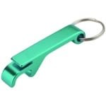 Sleutelhanger Bierflesopener Zak Metaal Metalen Splitsgereedschap Sleutelhanger Bulk Keuken Bar Gereedschap Accessoires met Klauwstang - Groen