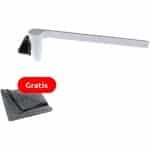 Vaatdoekhouder magnetisch - Hoogwaardig roestvrij staal - RVS - Zilver - Sterke magneet - Inclusief gratis vaatdoek - Gootsteen organizer - Aanrecht organizer - Keuken organizers - Keuken accessoires - Magnetische vaatdoekhouder