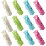 5 Stuks Wit Zaksluiter Clips - Vershoud Knijpers - Keuken Accessoires - Vershoudclips - Vershoudclips - Broodclips Zakafsluiter